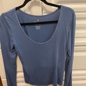 blue American eagle long sleeve